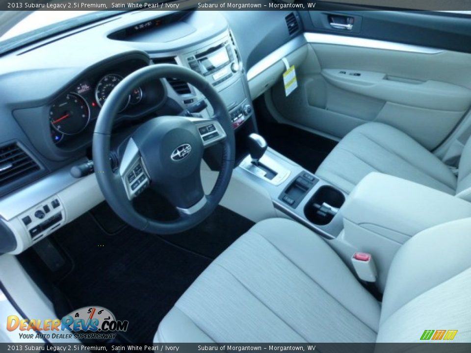 2013 Subaru Legacy 2.5i Premium Satin White Pearl / Ivory Photo #16