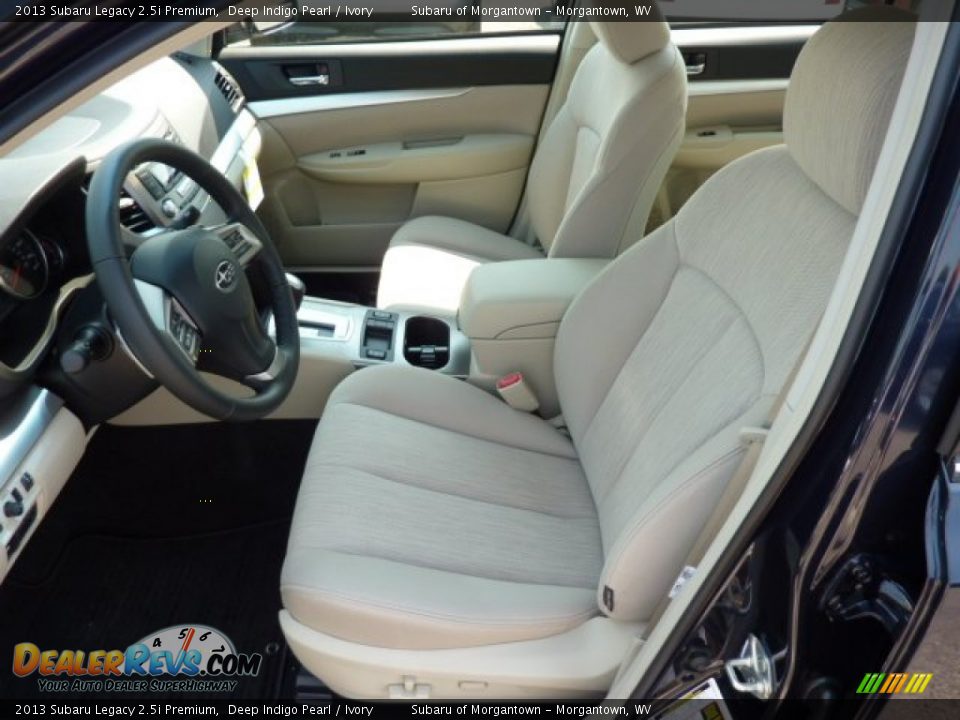2013 Subaru Legacy 2.5i Premium Deep Indigo Pearl / Ivory Photo #15