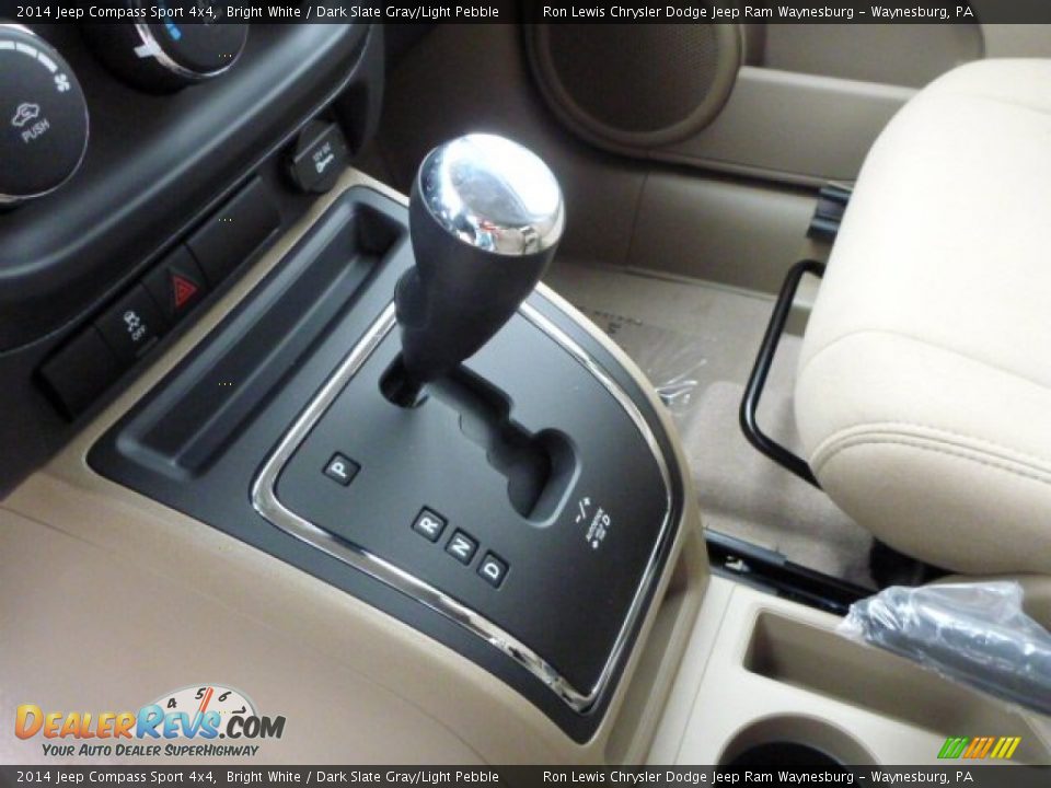 2014 Jeep Compass Sport 4x4 Bright White / Dark Slate Gray/Light Pebble Photo #18