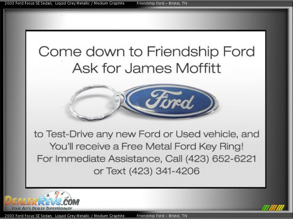 2003 Ford Focus SE Sedan Liquid Grey Metallic / Medium Graphite Photo #21