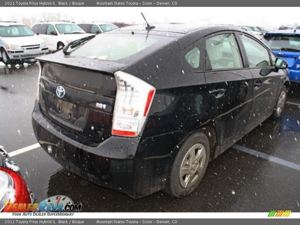 2011 Toyota Prius Hybrid II Black / Bisque Photo #2