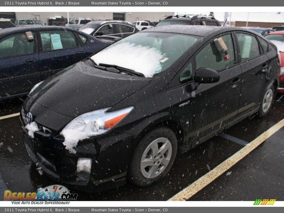 2011 Toyota Prius Hybrid II Black / Bisque Photo #4