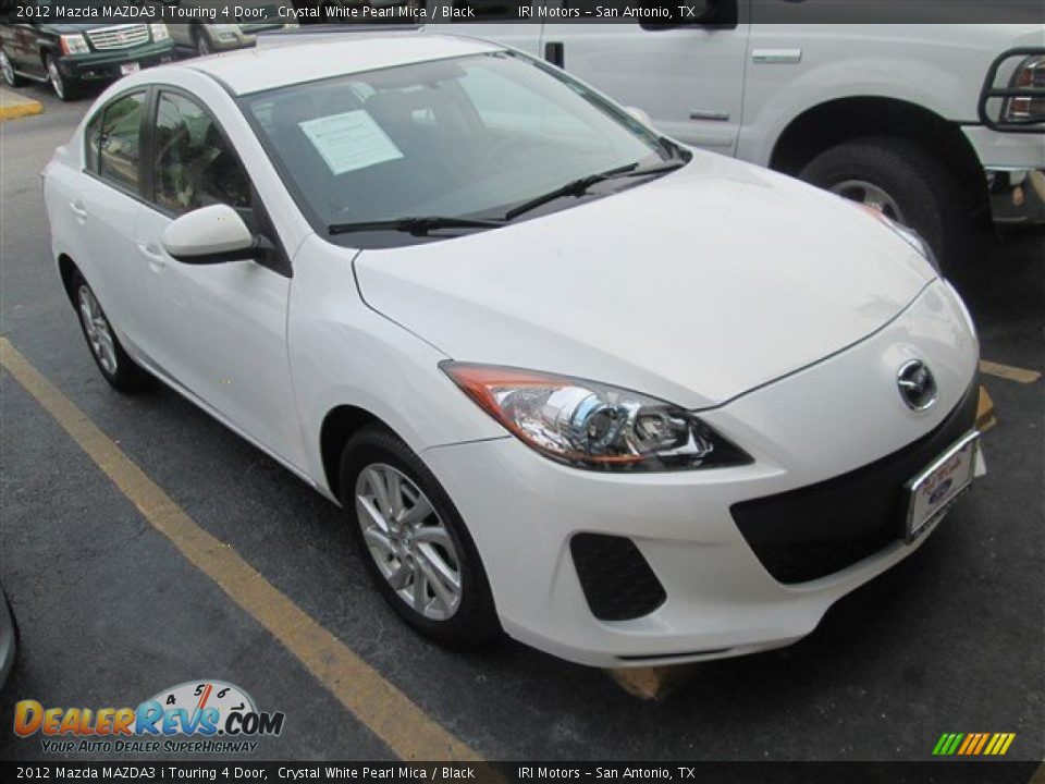 2012 Mazda MAZDA3 i Touring 4 Door Crystal White Pearl Mica / Black Photo #1