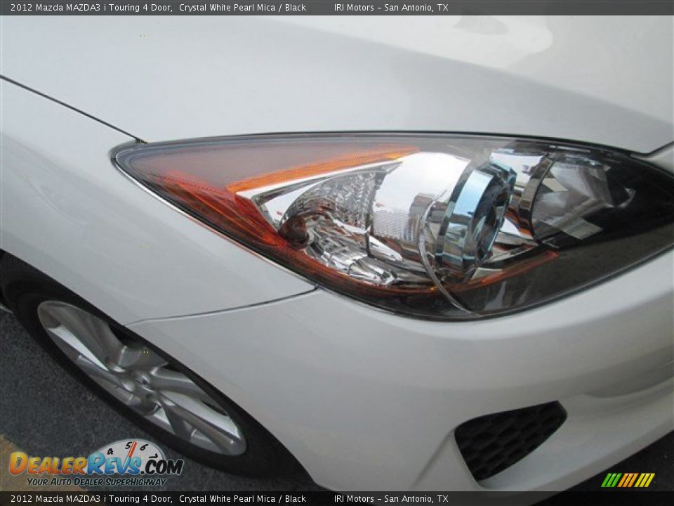 2012 Mazda MAZDA3 i Touring 4 Door Crystal White Pearl Mica / Black Photo #3