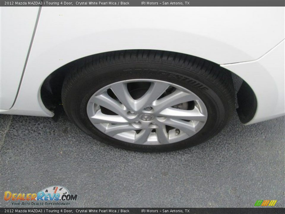 2012 Mazda MAZDA3 i Touring 4 Door Crystal White Pearl Mica / Black Photo #7
