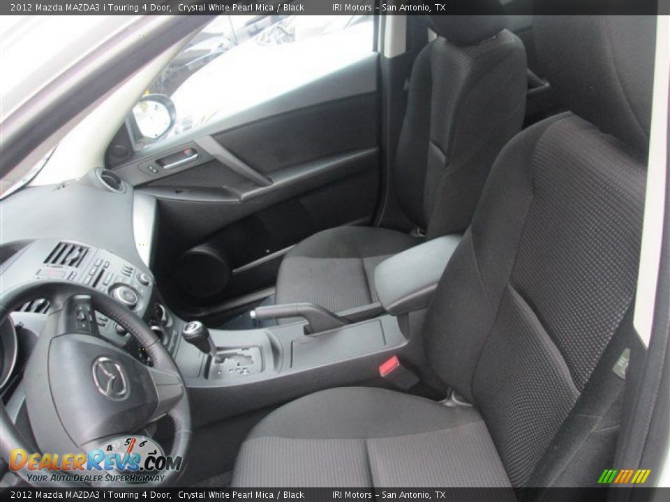 2012 Mazda MAZDA3 i Touring 4 Door Crystal White Pearl Mica / Black Photo #9