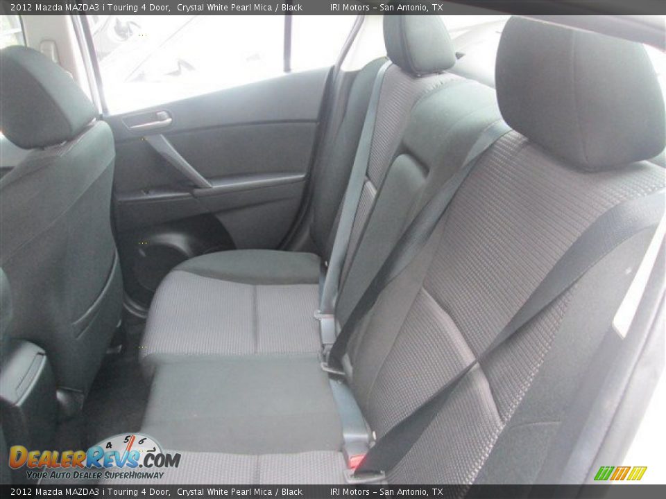 2012 Mazda MAZDA3 i Touring 4 Door Crystal White Pearl Mica / Black Photo #10