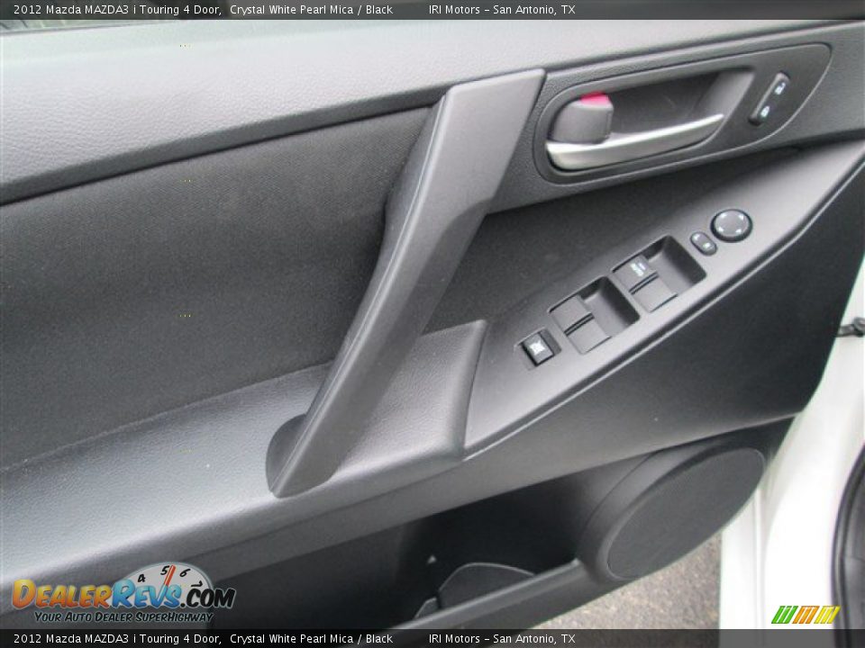 2012 Mazda MAZDA3 i Touring 4 Door Crystal White Pearl Mica / Black Photo #13