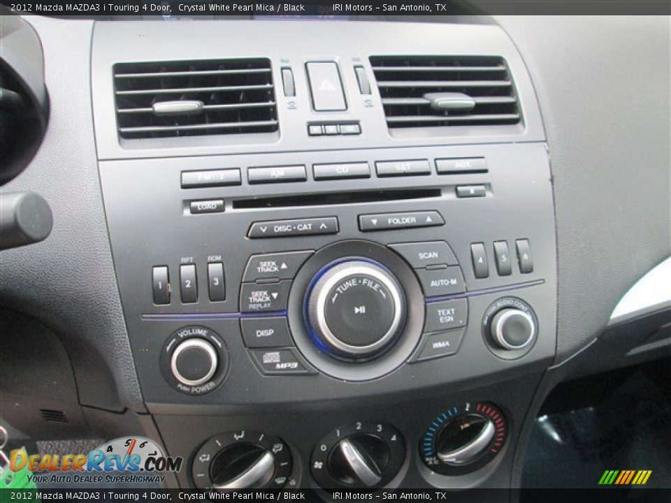 2012 Mazda MAZDA3 i Touring 4 Door Crystal White Pearl Mica / Black Photo #17