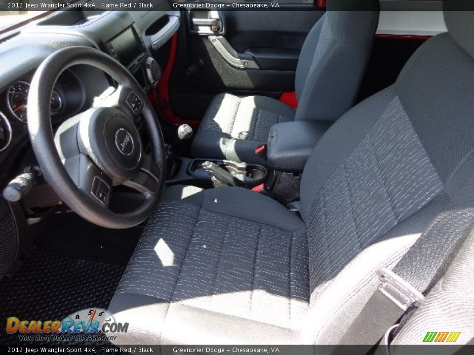 2012 Jeep Wrangler Sport 4x4 Flame Red / Black Photo #11