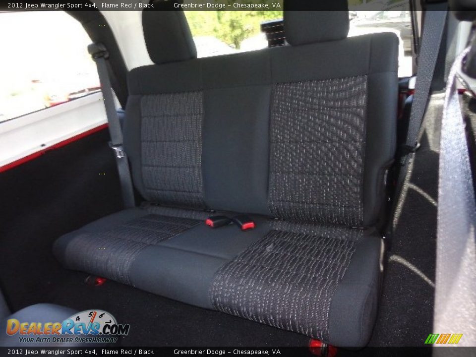 2012 Jeep Wrangler Sport 4x4 Flame Red / Black Photo #12