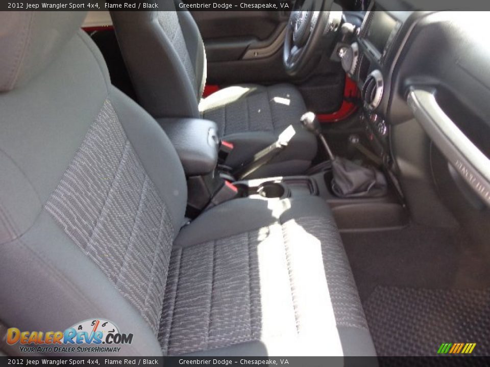 2012 Jeep Wrangler Sport 4x4 Flame Red / Black Photo #13