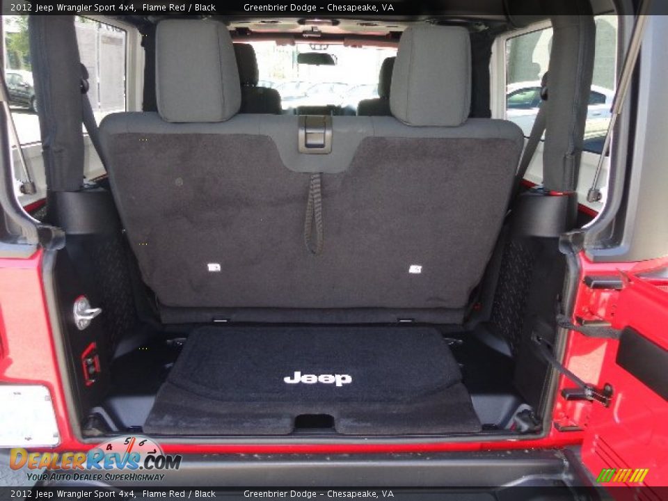 2012 Jeep Wrangler Sport 4x4 Flame Red / Black Photo #15