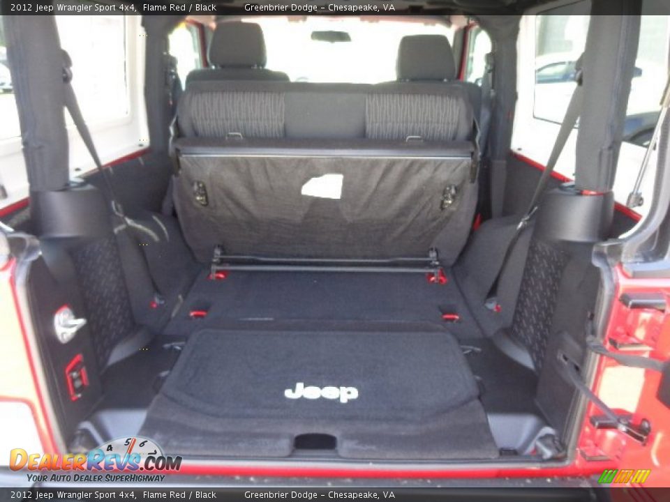 2012 Jeep Wrangler Sport 4x4 Flame Red / Black Photo #16
