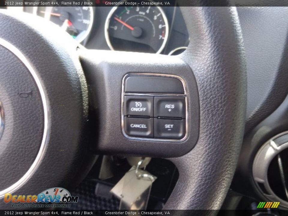 2012 Jeep Wrangler Sport 4x4 Flame Red / Black Photo #20