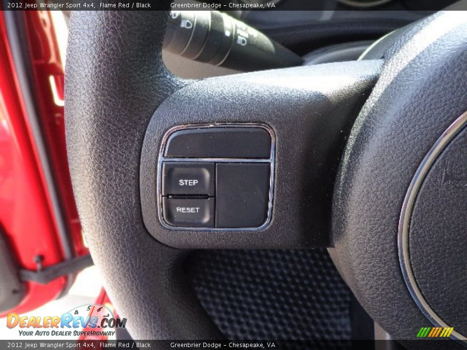 2012 Jeep Wrangler Sport 4x4 Flame Red / Black Photo #21