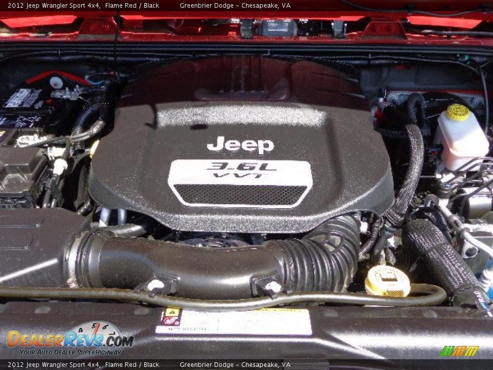 2012 Jeep Wrangler Sport 4x4 Flame Red / Black Photo #25