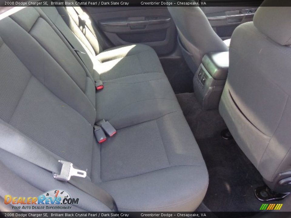 2008 Dodge Charger SE Brilliant Black Crystal Pearl / Dark Slate Gray Photo #13