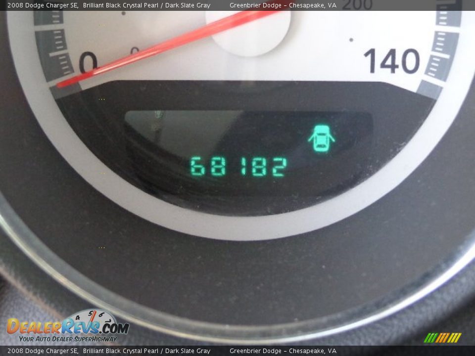 2008 Dodge Charger SE Brilliant Black Crystal Pearl / Dark Slate Gray Photo #23