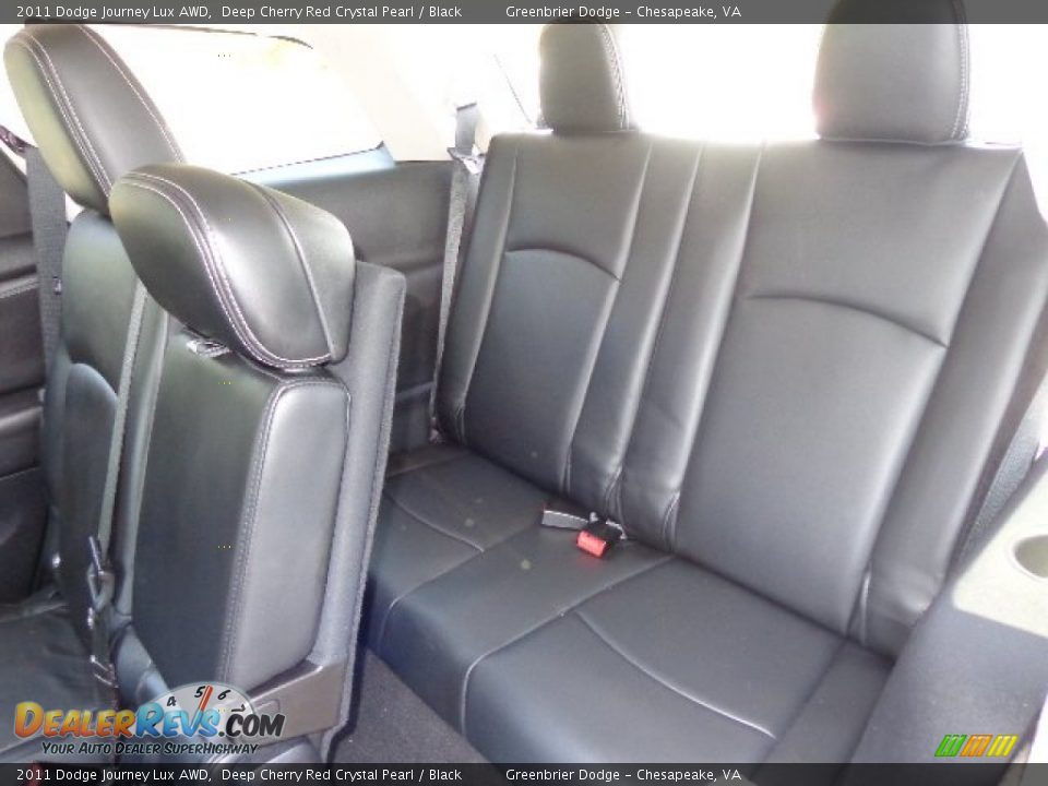 Rear Seat of 2011 Dodge Journey Lux AWD Photo #12