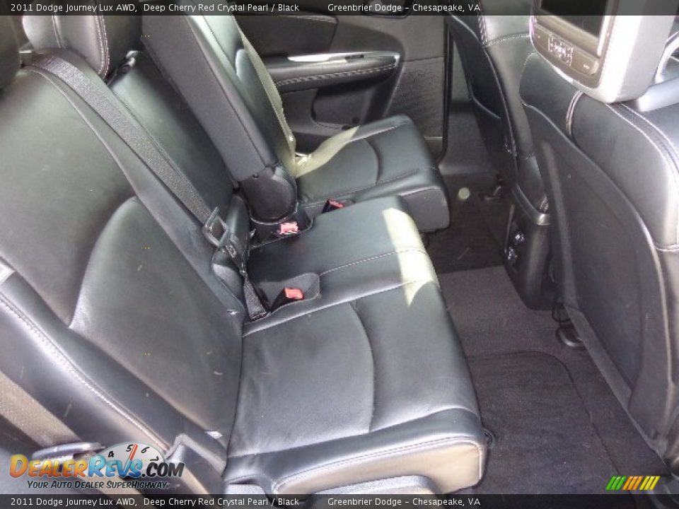 Rear Seat of 2011 Dodge Journey Lux AWD Photo #14