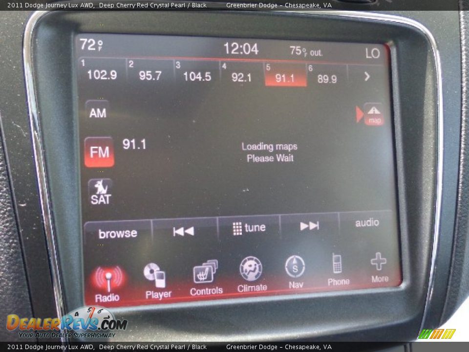 2011 Dodge Journey Lux AWD Deep Cherry Red Crystal Pearl / Black Photo #21