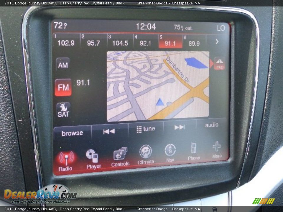 Navigation of 2011 Dodge Journey Lux AWD Photo #22