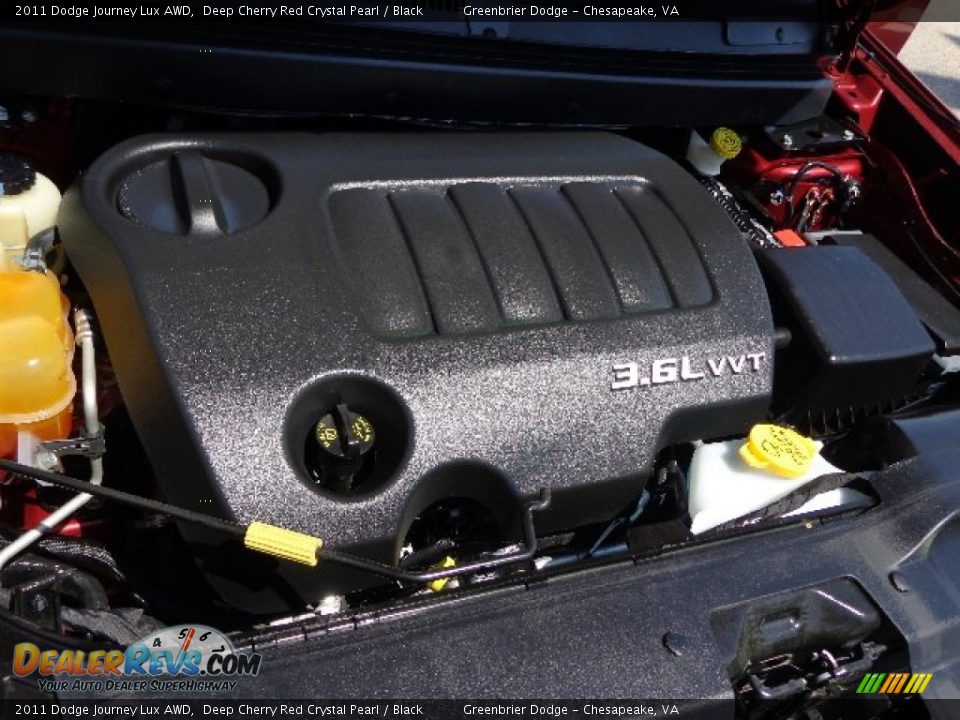 2011 Dodge Journey Lux AWD 3.6 Liter DOHC 24-Valve VVT Pentastar V6 Engine Photo #27