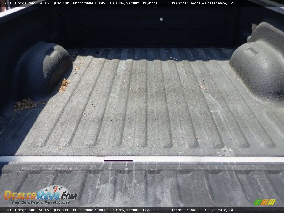 2011 Dodge Ram 1500 ST Quad Cab Bright White / Dark Slate Gray/Medium Graystone Photo #11