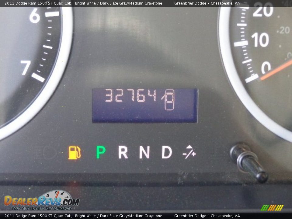 2011 Dodge Ram 1500 ST Quad Cab Bright White / Dark Slate Gray/Medium Graystone Photo #24