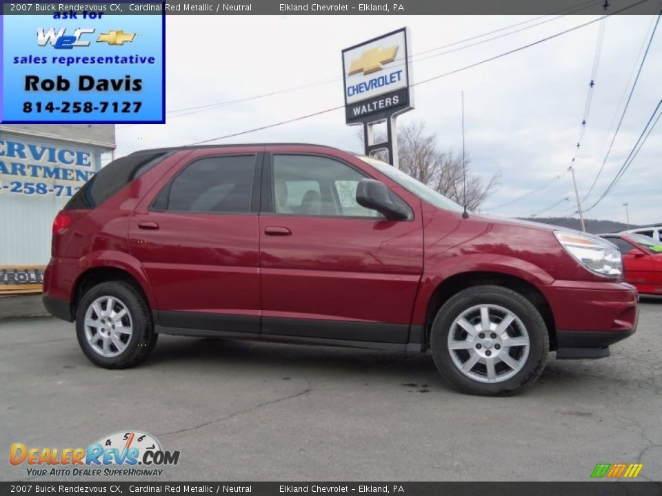2007 Buick Rendezvous CX Cardinal Red Metallic / Neutral Photo #1