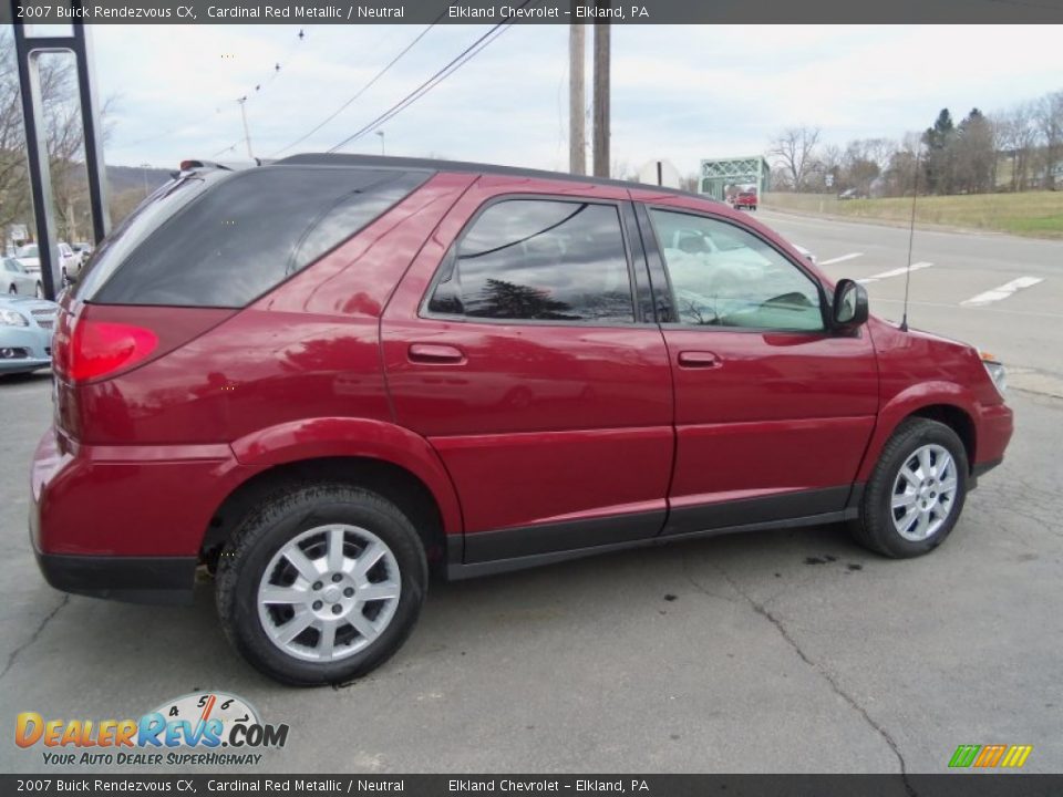 2007 Buick Rendezvous CX Cardinal Red Metallic / Neutral Photo #2