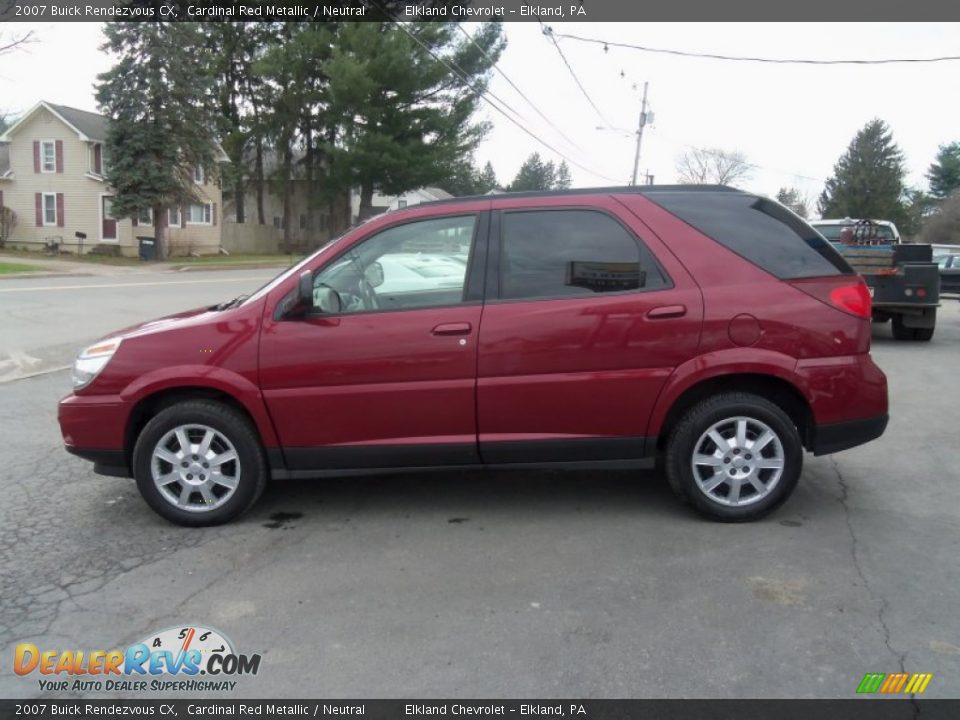 2007 Buick Rendezvous CX Cardinal Red Metallic / Neutral Photo #5