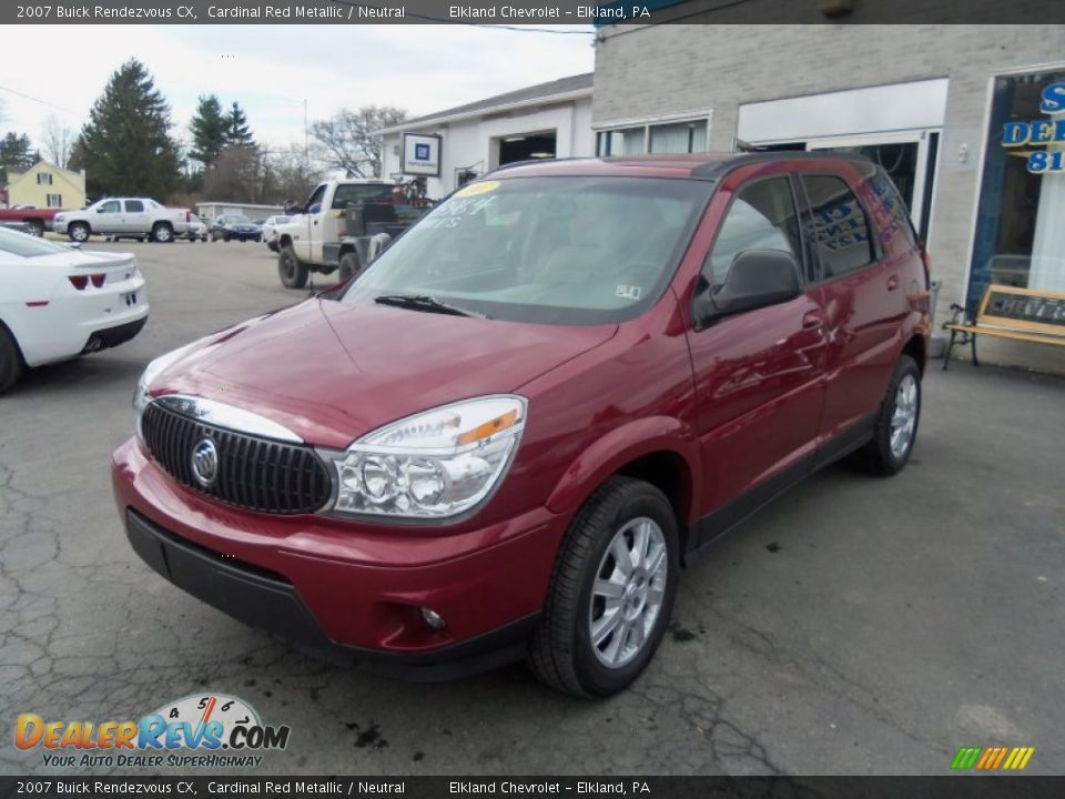 2007 Buick Rendezvous CX Cardinal Red Metallic / Neutral Photo #6