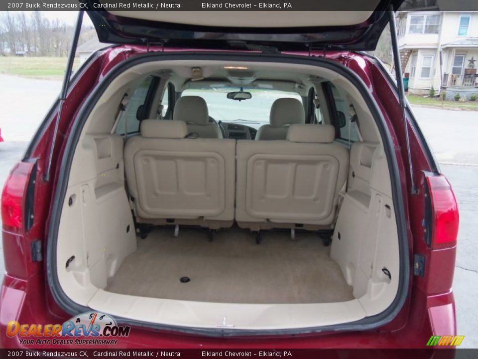 2007 Buick Rendezvous CX Cardinal Red Metallic / Neutral Photo #8