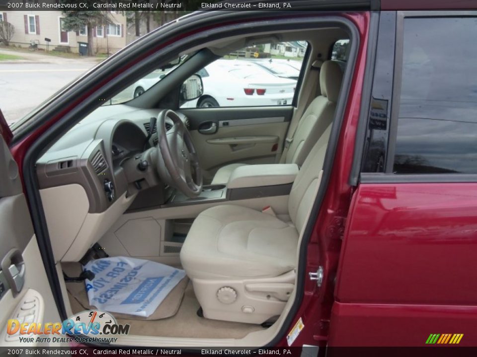2007 Buick Rendezvous CX Cardinal Red Metallic / Neutral Photo #9