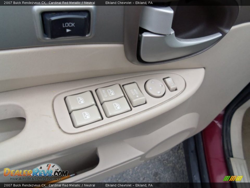2007 Buick Rendezvous CX Cardinal Red Metallic / Neutral Photo #10