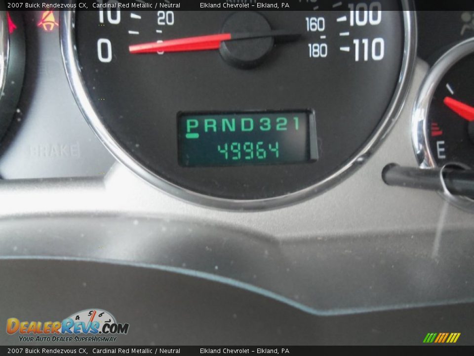 2007 Buick Rendezvous CX Cardinal Red Metallic / Neutral Photo #13