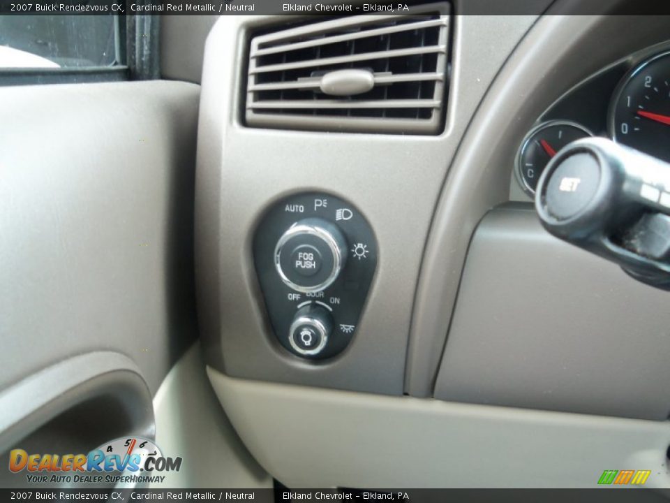 2007 Buick Rendezvous CX Cardinal Red Metallic / Neutral Photo #14