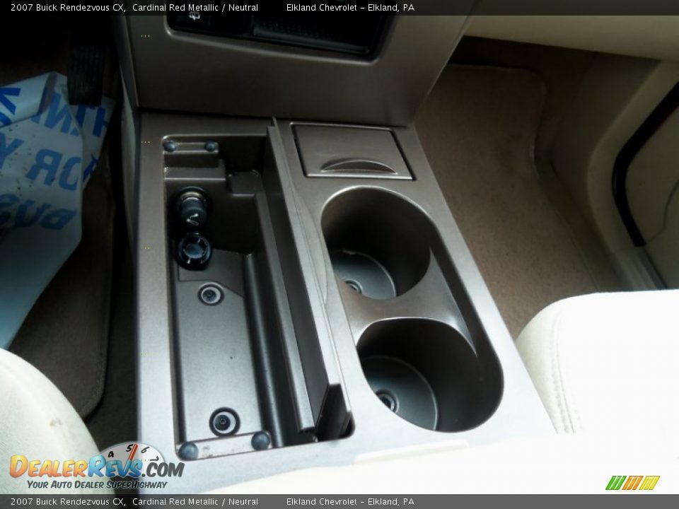 2007 Buick Rendezvous CX Cardinal Red Metallic / Neutral Photo #17