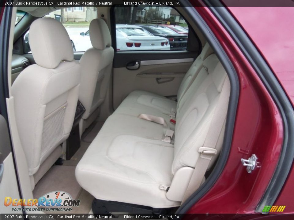 2007 Buick Rendezvous CX Cardinal Red Metallic / Neutral Photo #18