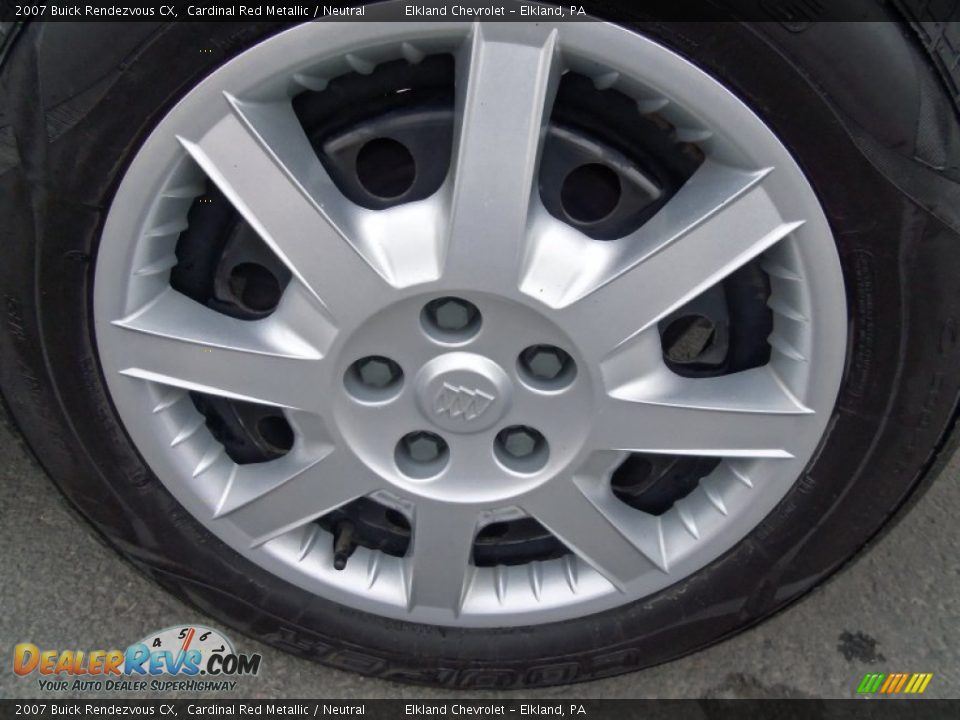 2007 Buick Rendezvous CX Cardinal Red Metallic / Neutral Photo #19