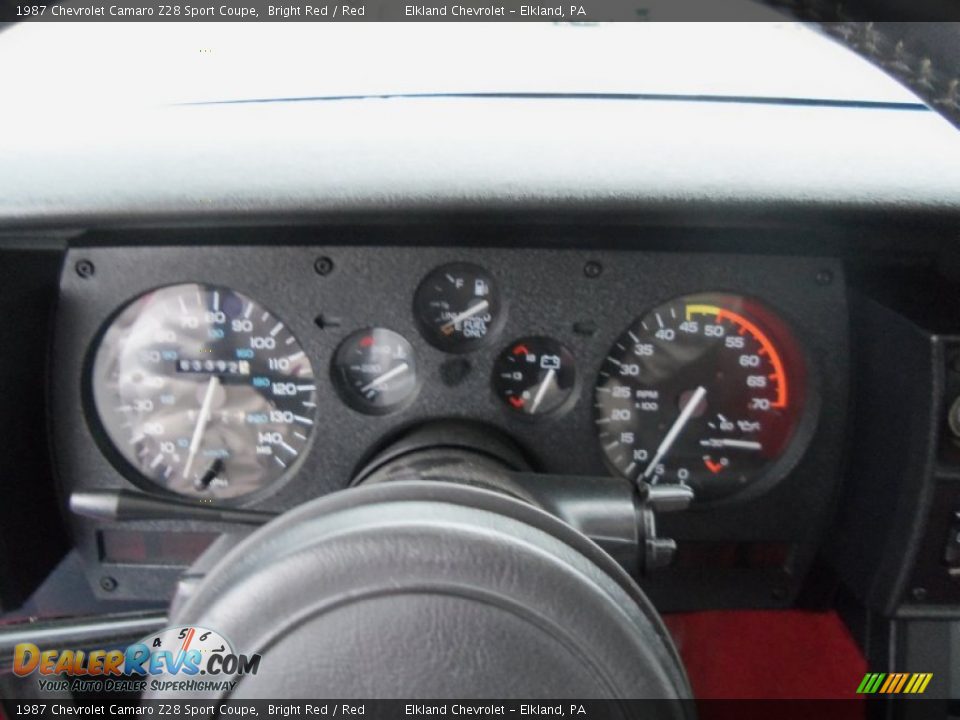 1987 Chevrolet Camaro Z28 Sport Coupe Gauges Photo #23