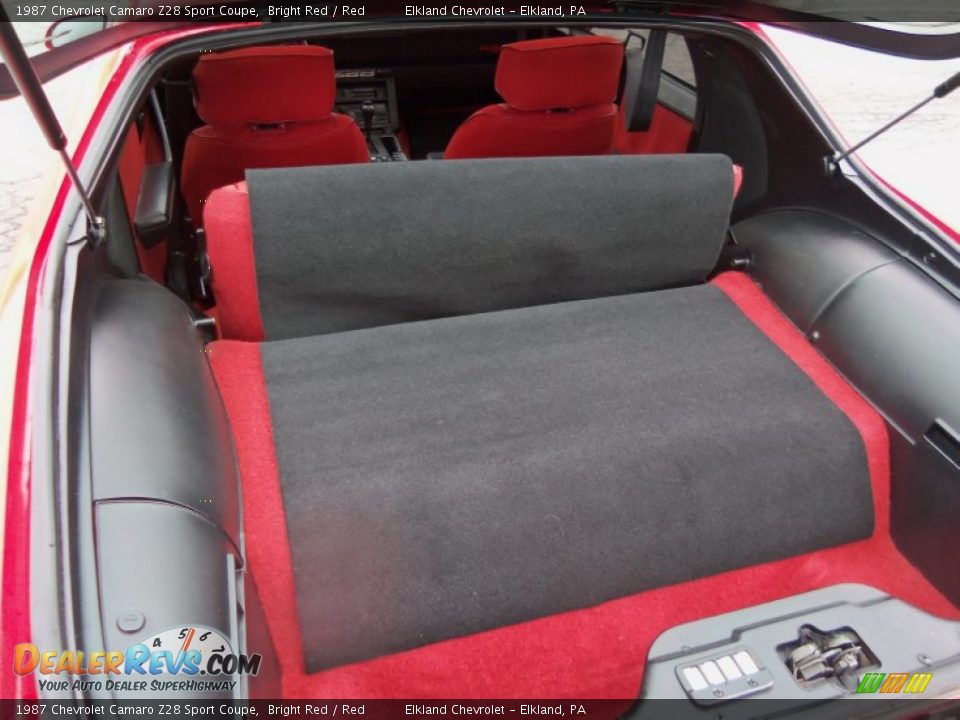 1987 Chevrolet Camaro Z28 Sport Coupe Trunk Photo #27