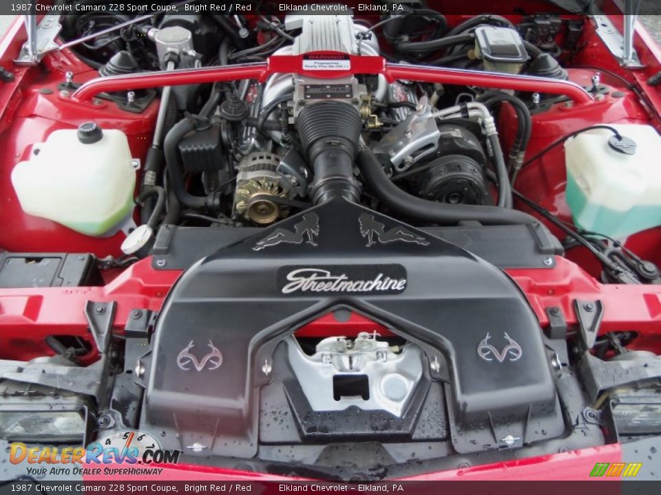 1987 Chevrolet Camaro Z28 Sport Coupe Bright Red / Red Photo #30