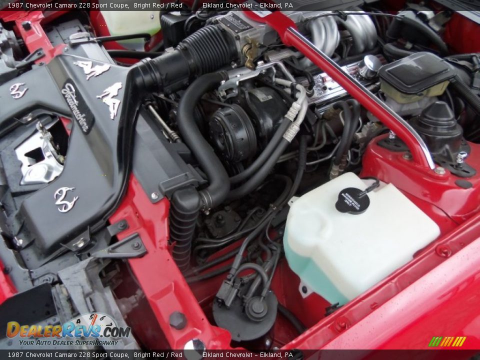 1987 Chevrolet Camaro Z28 Sport Coupe 5.0 Liter TPI OHV 16-Valve V8 Engine Photo #31
