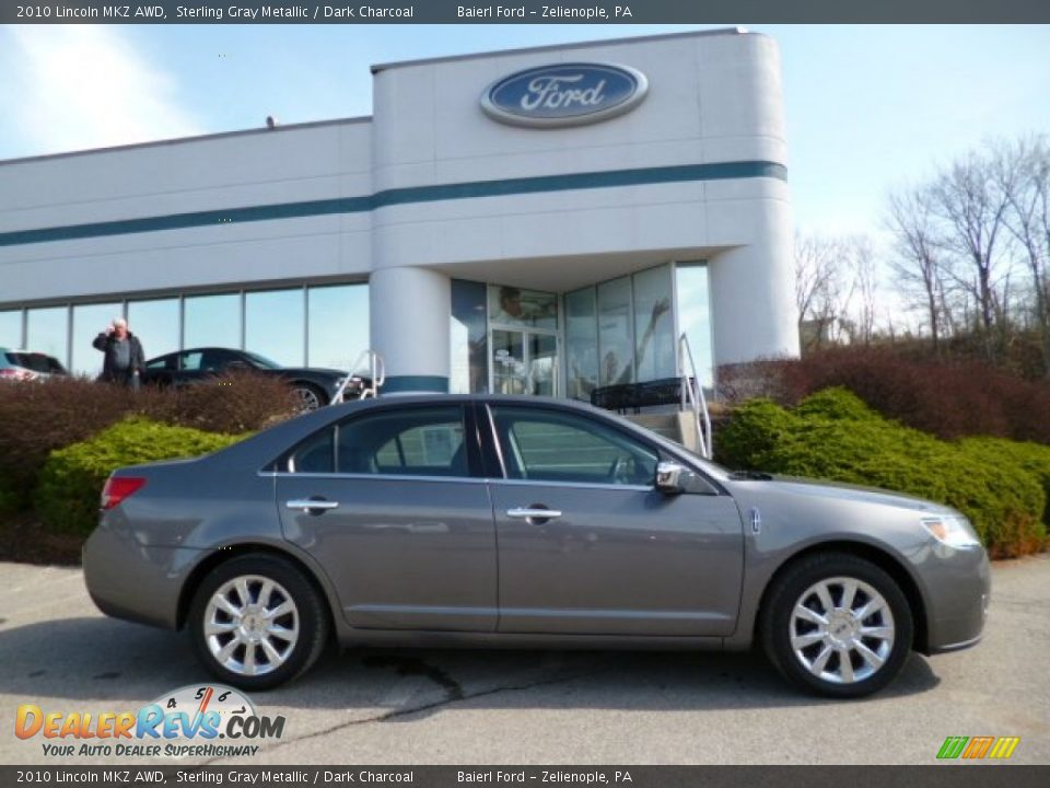 2010 Lincoln MKZ AWD Sterling Gray Metallic / Dark Charcoal Photo #1