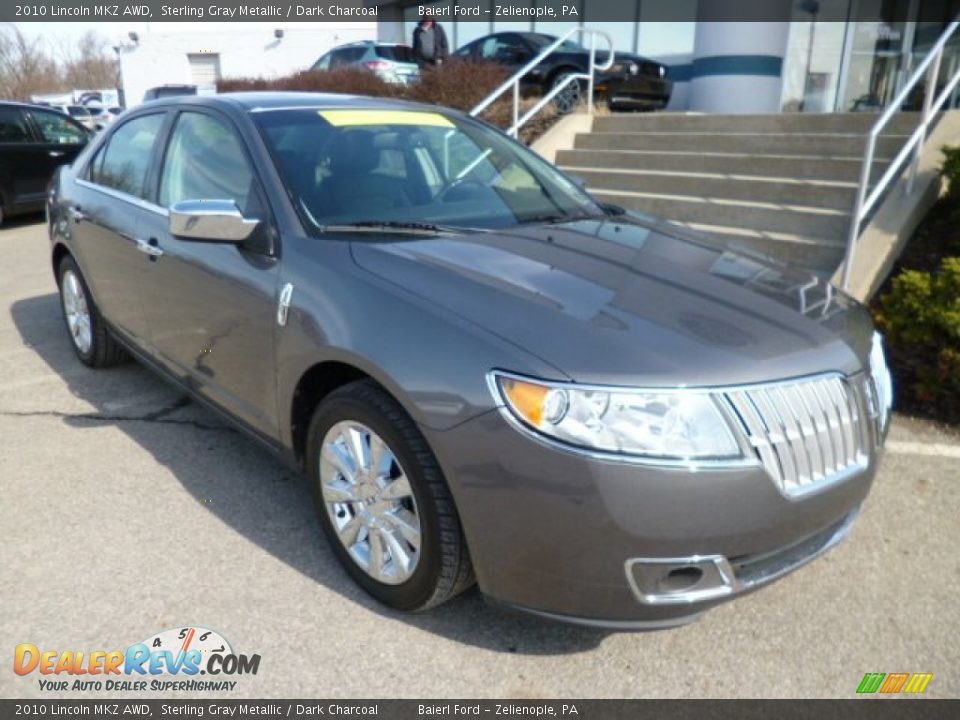2010 Lincoln MKZ AWD Sterling Gray Metallic / Dark Charcoal Photo #2