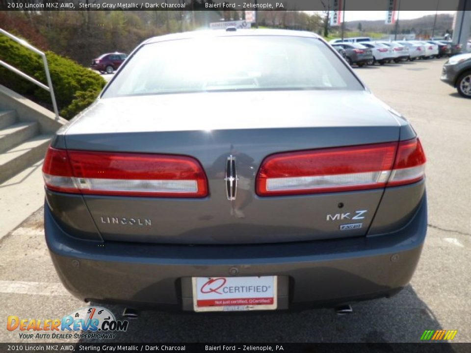2010 Lincoln MKZ AWD Sterling Gray Metallic / Dark Charcoal Photo #6