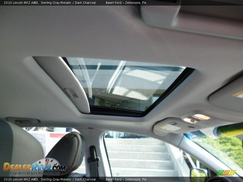 2010 Lincoln MKZ AWD Sterling Gray Metallic / Dark Charcoal Photo #10
